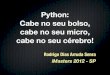 Cases de Python no 7Masters 2012