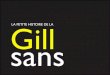 Gill Sans - Présentation typographique