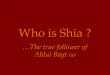 Who is a Shia?