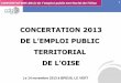 Concertation 2013 de l'Emploi Public Territorial - 14 novembre 2013 - Breuil Le Vert