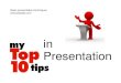 10 tips sederhana dalam presentasi