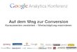 Google Analytics Konferenz 2012: Holger Tempel, webalytics: Auf dem Weg zur Conversion