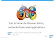Get to know the browser better   and write faster web apps