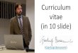Curriculum vitae (in 10 slide) di Gianluigi Bonanomi
