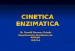 CINETICA ENZIMATICA 2013 enzimologia