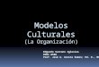 Modelos culturales monografía (powerpoint) clase dr. acosta