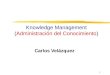 Knowledge Management: Introducción