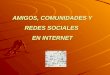 Comunidades Y Redes Sociales