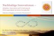 Nachhaltigkeit erreichen - Adaption - Innovation und Vernetzung als Führungsaufgaben für Komplexität - heinz peter wallner - slideshare blogging 140627