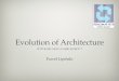 Evolution of architecture in agile projects
