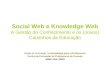 Social web e knowledge web