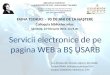 Lina Mihaluta, Tatiana Prian, Snejana Zadainov. Servicii electronice de pe pagina WEB a BŞ USARB