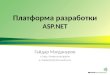 Платформа разработки ASP.NET