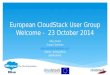 CloudStack User Group welcome