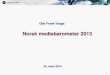 Norsk mediebarometer 2013