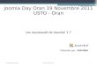 Joomla day oran 19 novembre 2011