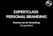Personal Branding Rowena van de Vossenberg