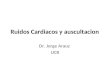 Ruidos Cardiacos y auscultacion Dr. Jorge Arauz UCR