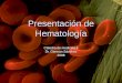 Presentación de Hematología Cátedra de medicina II Dr. German Sánchez 2008