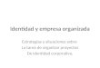 Identidad y empresa organizada Estrategias y situaciones sobre La tarea de organizar proyectos De identidad corporativa