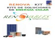 RENOVA - KITS KITS DE SOLUCIONES DE ENERGÍA SOLAR
