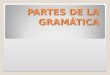 PARTES DE LA GRAMÁTICA. Lee el siguiente texto: ¿Lo entiendes todo? http://www.ehtio.es/index.php?cont=616