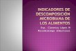Esp. Claretzy López M Microbióloga Industrial. 1.Células vivas mediante su crecimiento y metabolismo activo de los componentes de los alimentos. 2.En