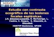 Estudio con contraste ecográfico de las lesiones focales esplénicas. J.A. Jimenez-Lasanta, E. Barluenga, L. Castro, C. Roque, S. Mourelo, A. Olazabal
