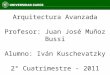 Arquitectura Avanzada Profesor: Juan José Muñoz Bussi Alumno: Iván Kuschevatzky 2° Cuatrimestre - 2011