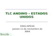 TLC ANDINO – ESTADOS UNIDOS OISS-APESS jueves 11 de noviembre de 2004