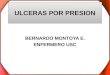 ULCERAS POR PRESION BERNARDO MONTOYA E. ENFERMERO USC