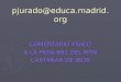 Pjurado@educa.madrid.org COMENTARIO FÍSICO A LA HOJA 681 DEL MTN CASTAÑAR DE IBOR