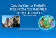 Colegio Cierva Peñafiel REUNIÓN DE PADRES TERCER CICLO CURSO 2012-2013 Murcia 3 de octubre de 2012