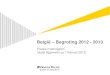 EY Belgie begroting 2012-2013