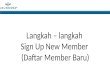 Sign up new member
