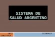 2012 ECONOMIA SANITARIA. AGENDA 00. Objetivos de la Clase 05. Introducción y definición 10. Sistema de Salud Argentino 15. Subsistema Público 30. Subsistema