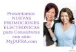 1 Presentamos NUEVAS PROMOCIONES ELECTRONICAS para Consultoras con sitio MyJAFRA.com