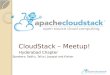 Apache CloudStack Hyderabad meetup-April 2014