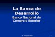 DR. ENRIQUE BAUTISTA 1 La Banca de Desarrollo Banco Nacional de Comercio Exterior