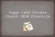 Sugar Land Chinese Church 2010 Chronicle 1