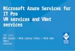 Microsoft Azure 虛擬機器與虛擬網路 (2014-4-2 雲端達人班)