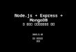 Node.js + Express + MongoDB
