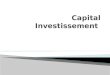 Capital investissement