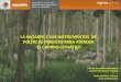 LA SAGARPA Y LOS INSTRUMENTOS DE POLÍTICAS PUBLICAS PARA ATENDER EL CAMBIO CLIMÁTICO Foro de Ganadería Sostenible y Cambio Climático en Chiapas Tuxtla