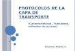 Protocolos de la capa de transporte