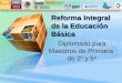 LOGO  Reforma Integral de la Educación Básica Diplomado para Maestros de Primaria de 2º y 5º