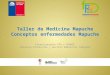 Financiamiento FPA y CONADI Concurso Protección y Gestión Ambiental Indígena Taller de Medicina Mapuche Conceptos enfermedades Mapuche