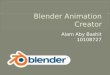 Blender animation creator