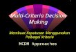 Multi criteria decision making