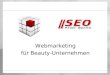 Vortrag zu SEO und Internetmarketing auf der beautyworld Frankfurt 2010